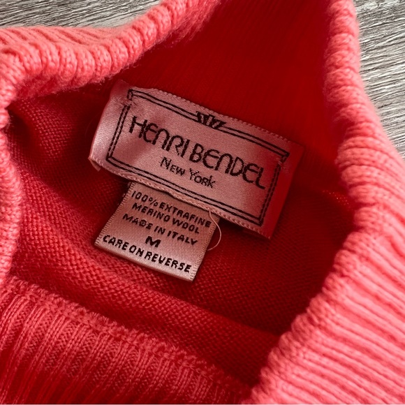VNTG Henri Bendel merino wool sweater - Picture 3 of 14